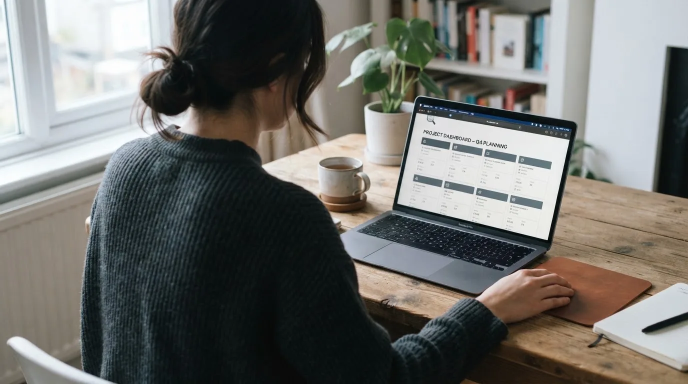 Person am Laptop liest eine Übersichtsseite zu Glücksspielen im Internet — beste online spielothek casinos